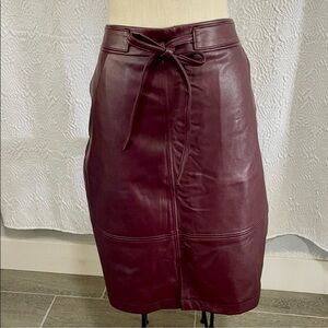 Liz Claiborne Deep Burgundy Pencil Skirt
